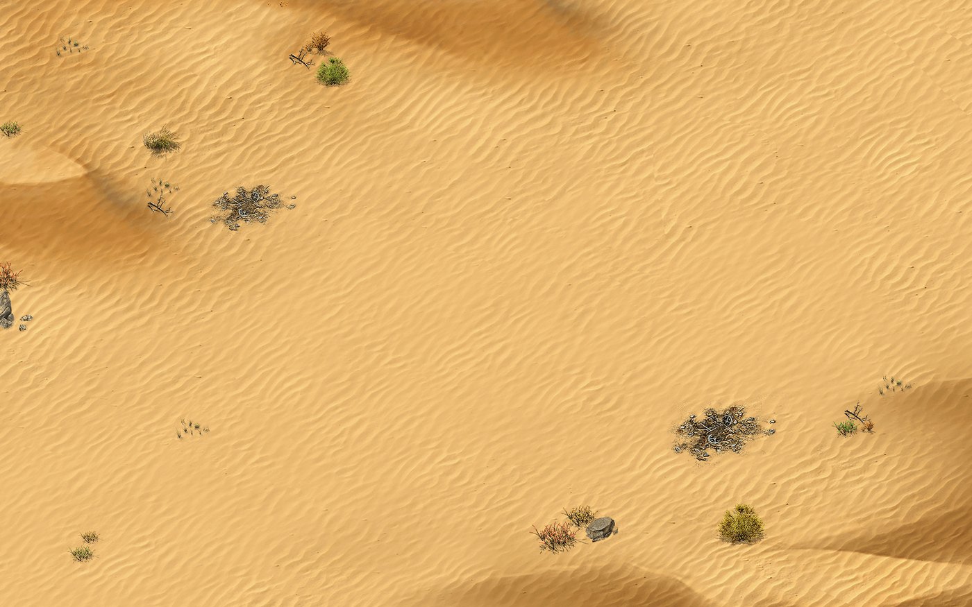 World at Risk battlefield art — desert theater