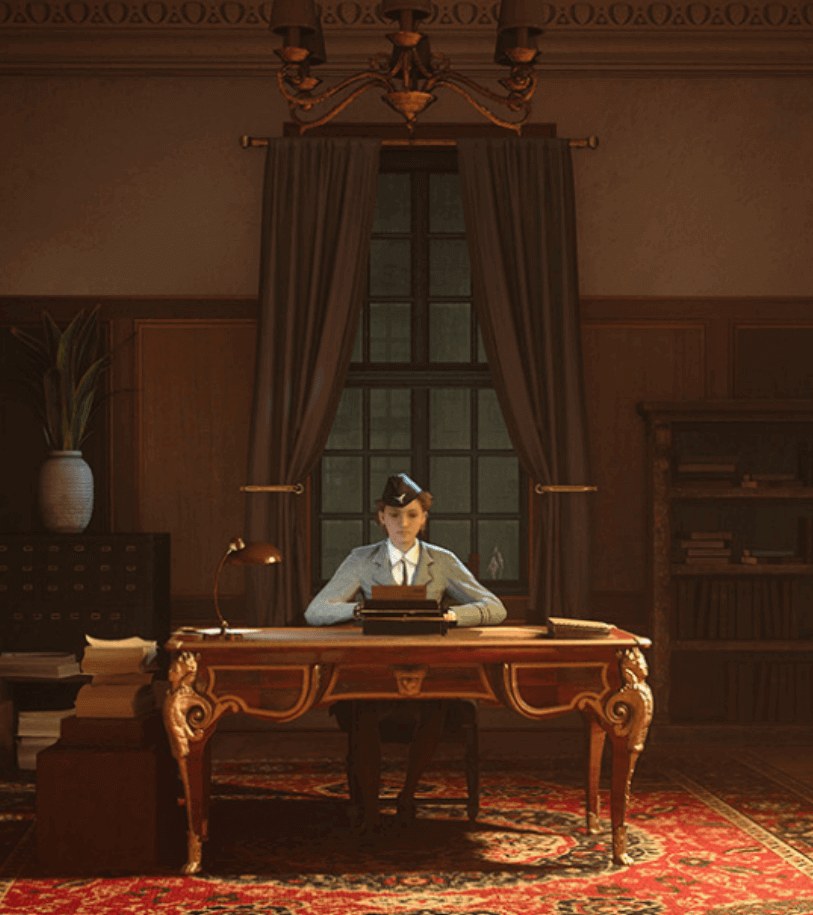World at Risk scene art — an officer at a commander’s desk